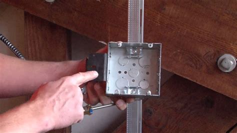 centering a junction box between studs|framing a plug between studs.